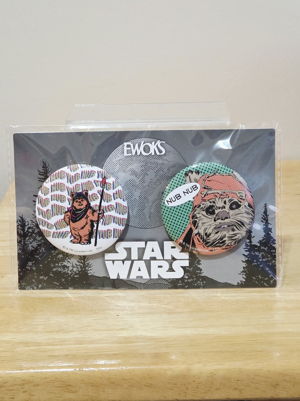 *4 for $30* Star Wars Ewoks Pin Set From Japan